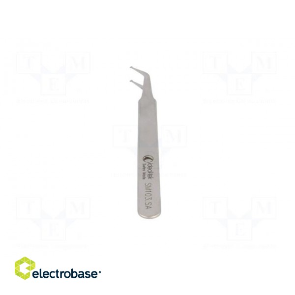 Tweezers | 115mm | Blades: curved | SMD фото 5