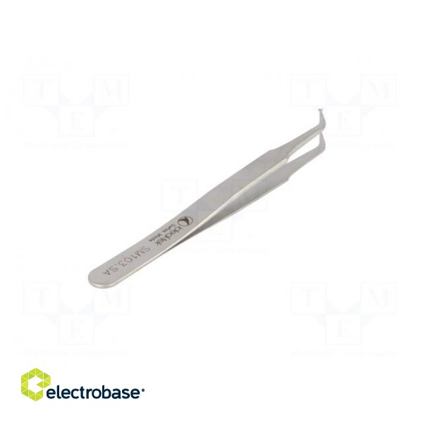 Tweezers | 115mm | Blades: curved | SMD фото 6