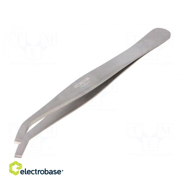 Tweezers | Tweezers len: 115mm | Blades: curved | Tipwidth: 3.5mm | SMD image 1