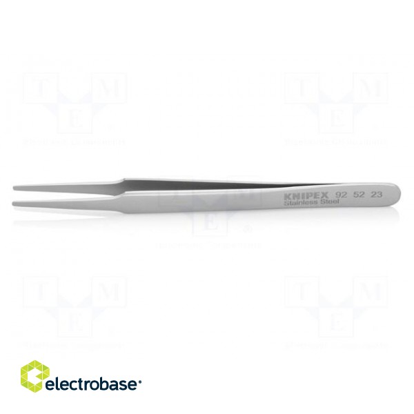 Tweezers | 118mm | Blade tip shape: rounded | universal