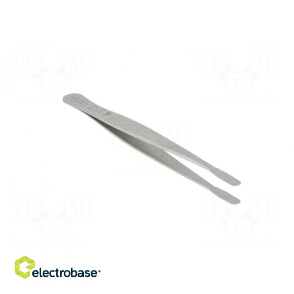 Tweezers | Blades: straight | Blade tip shape: flat | 120mm image 8