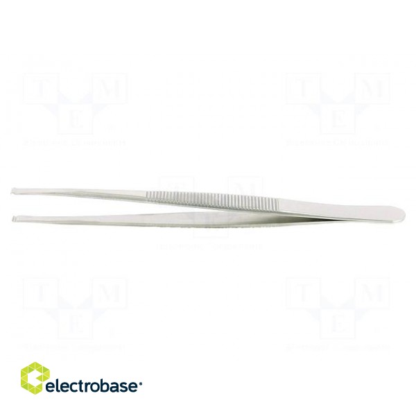 Tweezers | 120mm | Blade tip shape: flat | universal