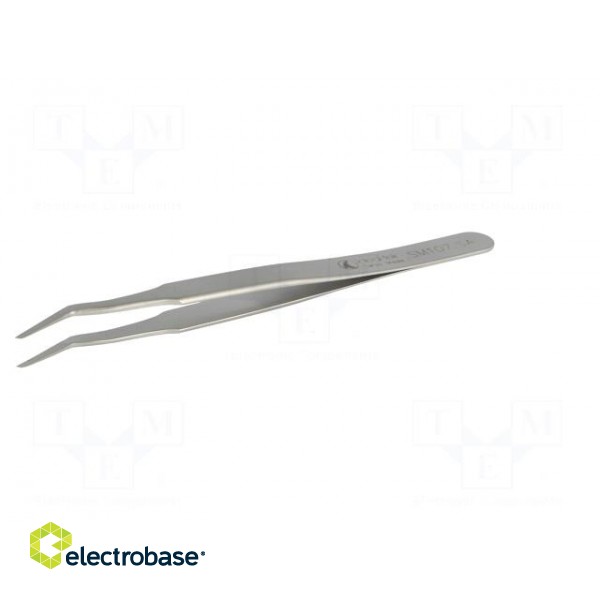 Tweezers | 120mm | Blades: curved | SMD фото 2