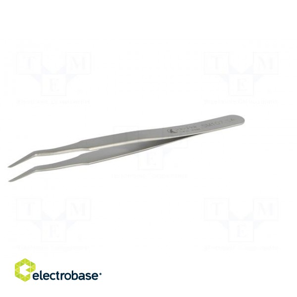 Tweezers | 120mm | Blades: curved | SMD image 2