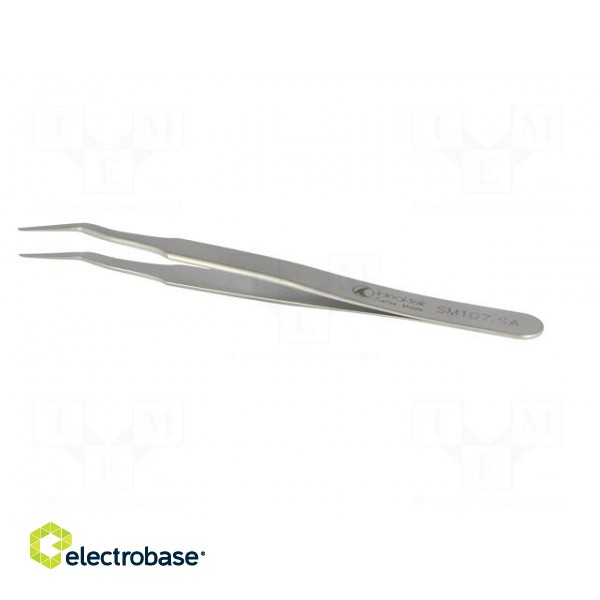 Tweezers | 120mm | Blades: curved | SMD фото 3