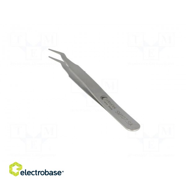 Tweezers | 120mm | Blades: curved | SMD фото 4