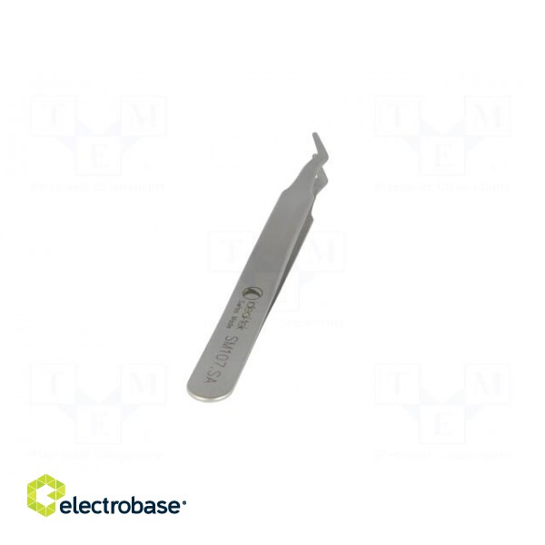 Tweezers | 120mm | Blades: curved | SMD фото 5