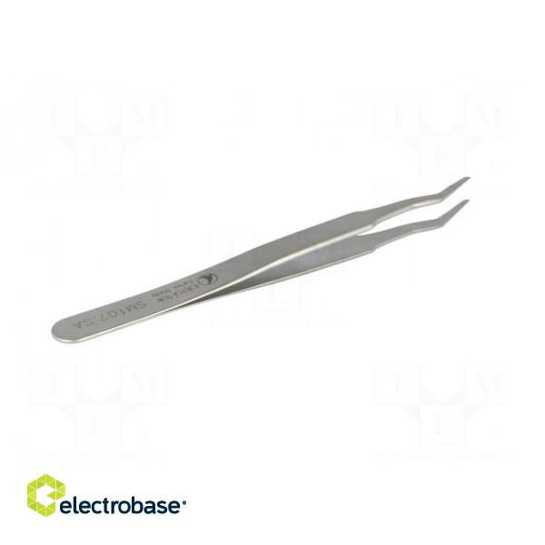 Tweezers | 120mm | Blades: curved | SMD фото 6