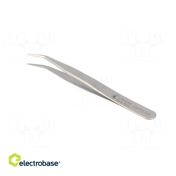 Tweezers | 120mm | Blades: curved | SMD image 4