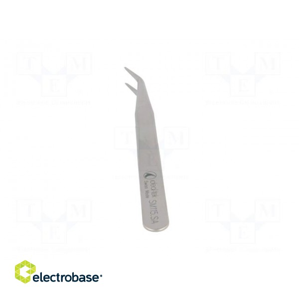 Tweezers | 120mm | Blades: curved | SMD фото 2