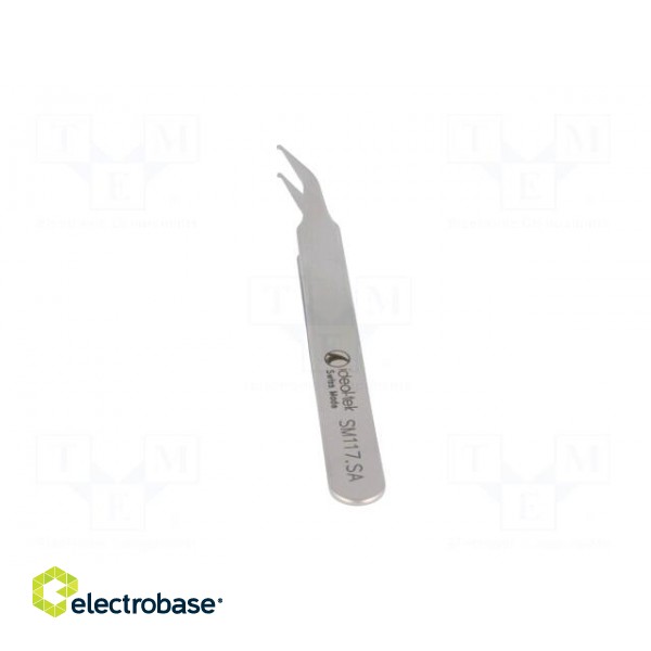 Tweezers | 120mm | Blades: curved | SMD фото 5