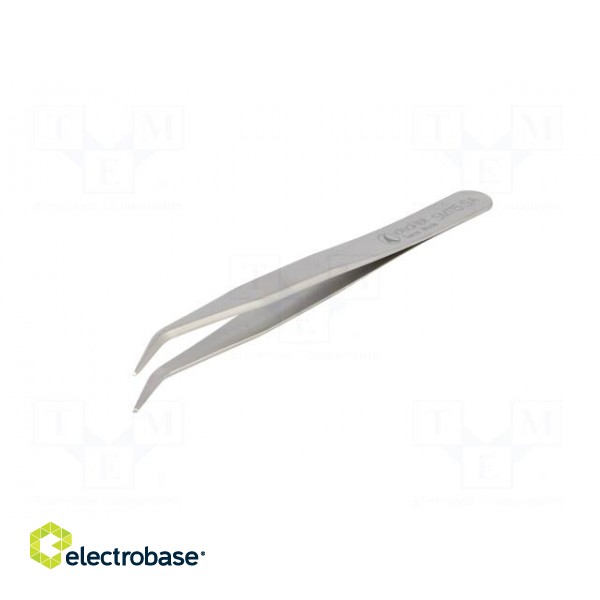 Tweezers | 120mm | Blades: curved | SMD фото 2