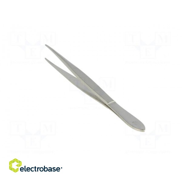 Tweezers | Tweezers len: 120mm | Blades: straight,elongated image 4