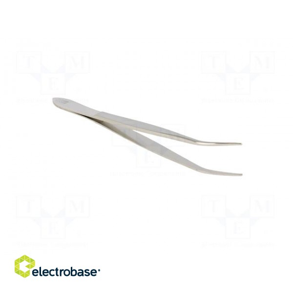 Tweezers | Tweezers len: 120mm | Blades: elongated,curved image 8