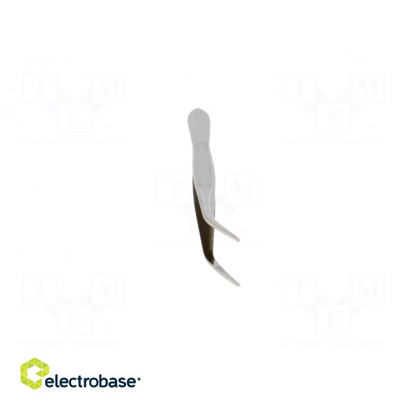 Tweezers | Tweezers len: 120mm | Blades: elongated,curved image 9