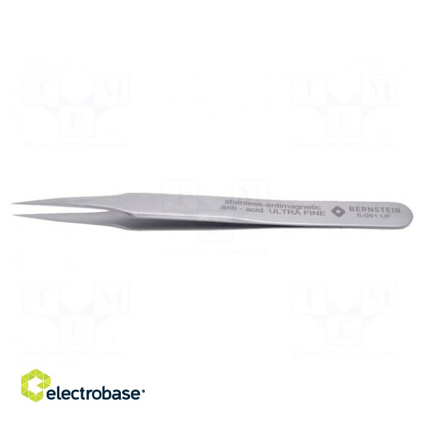 Tweezers | 120mm | Blades: narrowed | Blade tip shape: sharp