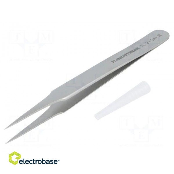 Tweezers | 120mm | Blades: narrowed | Blade tip shape: sharp image 1