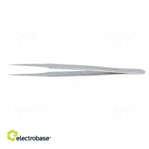 Tweezers | 120mm | Blades: straight,narrowed фото 3