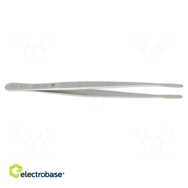 Tweezers | 120mm | Blade tip shape: flat image 7