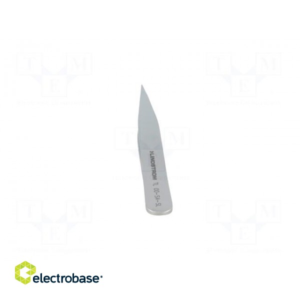 Tweezers | 120mm | Blades: straight | Blade tip shape: sharp фото 5