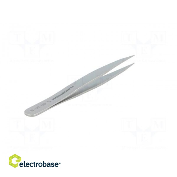 Tweezers | 120mm | Blades: straight | Blade tip shape: sharp фото 6