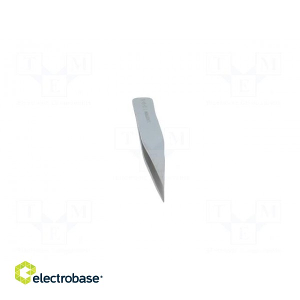 Tweezers | 120mm | Blades: straight | Blade tip shape: sharp фото 9