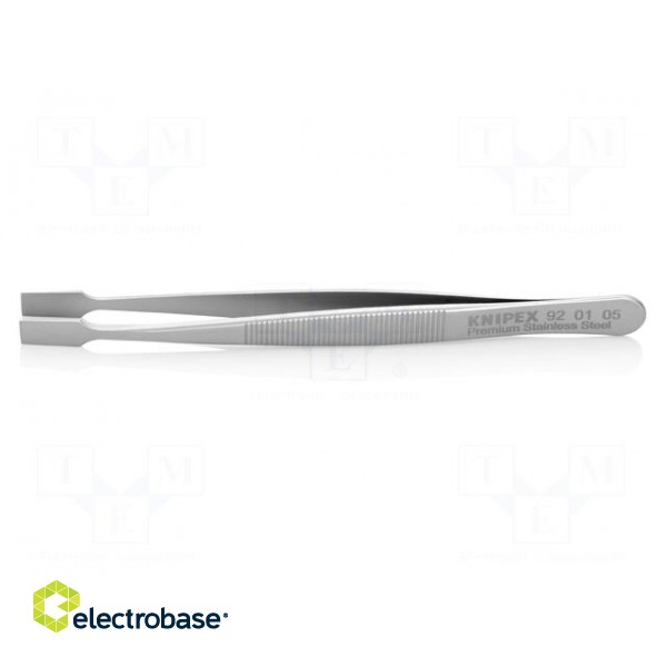 Tweezers | 120mm | Blade tip shape: shovel | universal