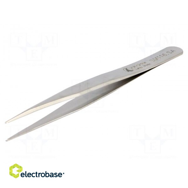 Tweezers | 120mm | Blades: straight | SMD image 1