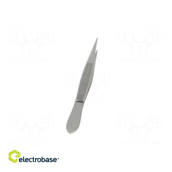 Tweezers | Tweezers len: 120mm | Blades: straight,elongated image 5