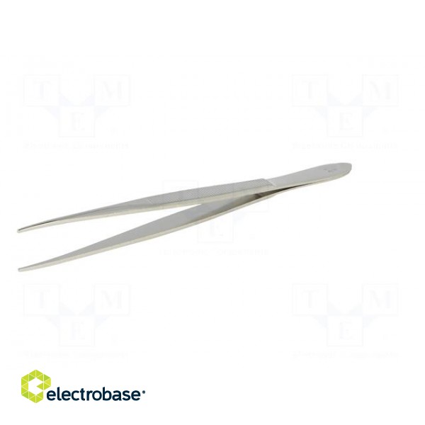 Tweezers | Tweezers len: 120mm | Blades: straight,elongated image 2