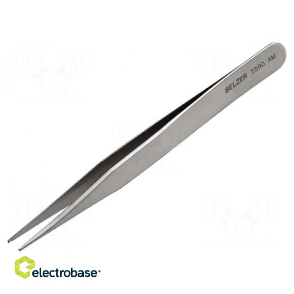 Tweezers | 120mm | Blades: straight | SMD | non-magnetic