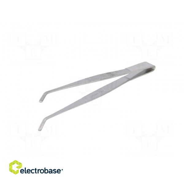 Tweezers | Tweezers len: 125mm | Blades: curved | Tipwidth: 2.3mm image 2
