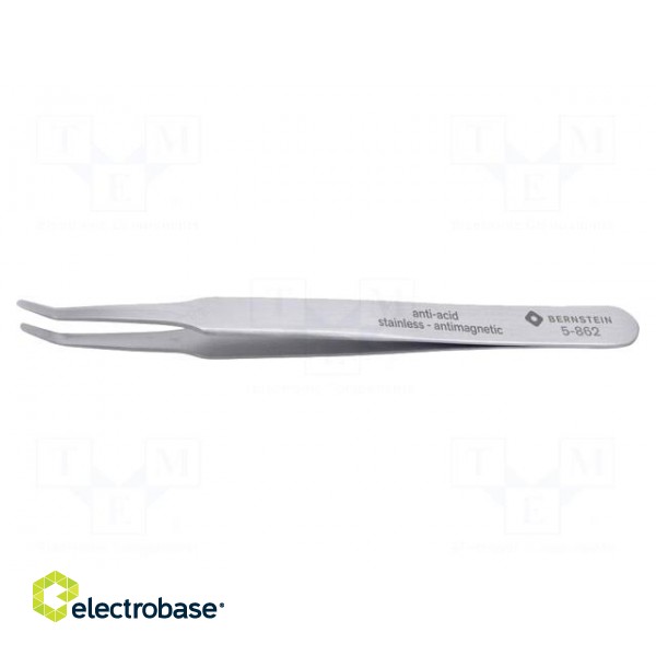 Tweezers | 125mm | Blades: curved,narrowed | universal