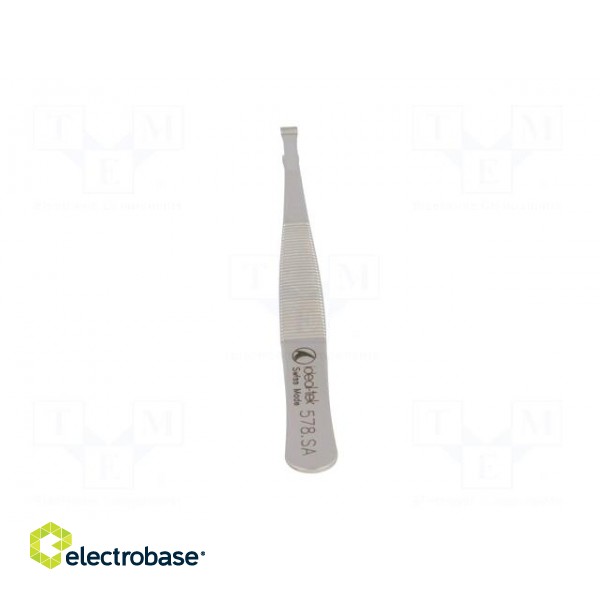 Tweezers | Blades: straight | Blade tip shape: round | non-magnetic image 5