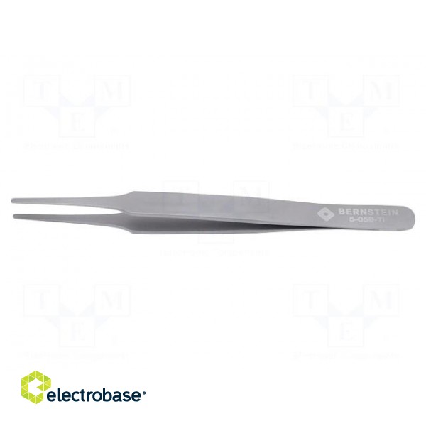 Tweezers | 125mm | Blades: narrowed | Blade tip shape: flat,rounded
