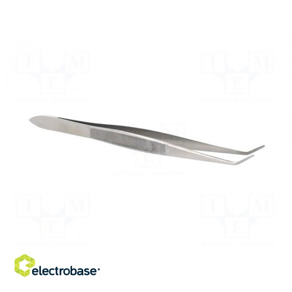 Tweezers | 130mm | Blades: curved | universal image 8