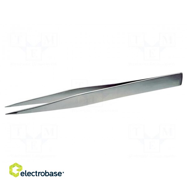 Tweezers | 130mm | Blade tip shape: sharp | non-magnetic