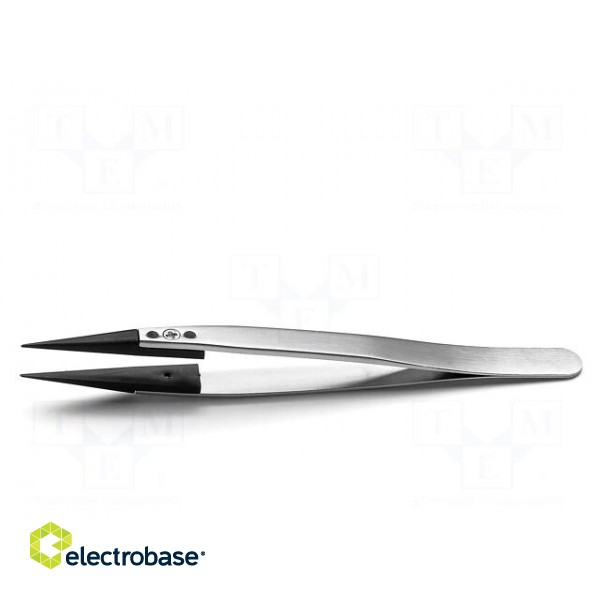 Tweezers | Blades: straight,narrow | Resistance to: abrasion | V: ESD