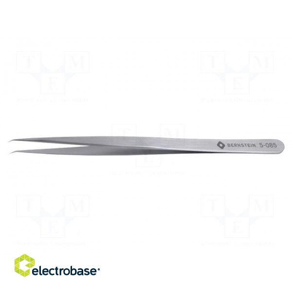 Tweezers | 140mm | Blades: curved | Blade tip shape: sharp | universal