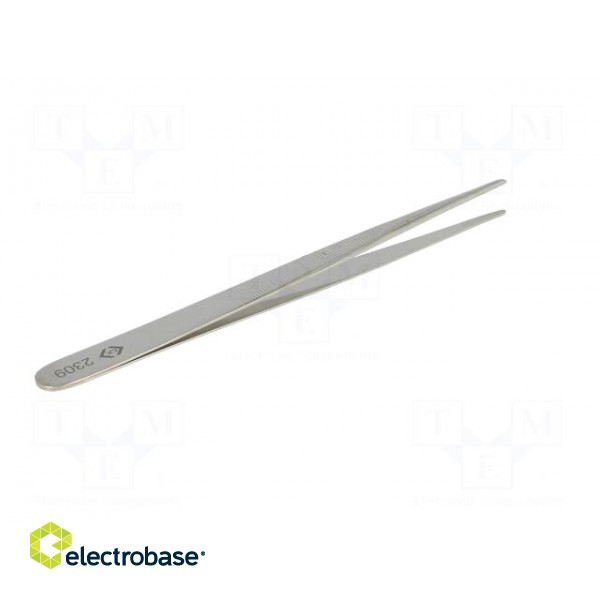 Tweezers | Tweezers len: 140mm | Blades: straight,elongated image 6