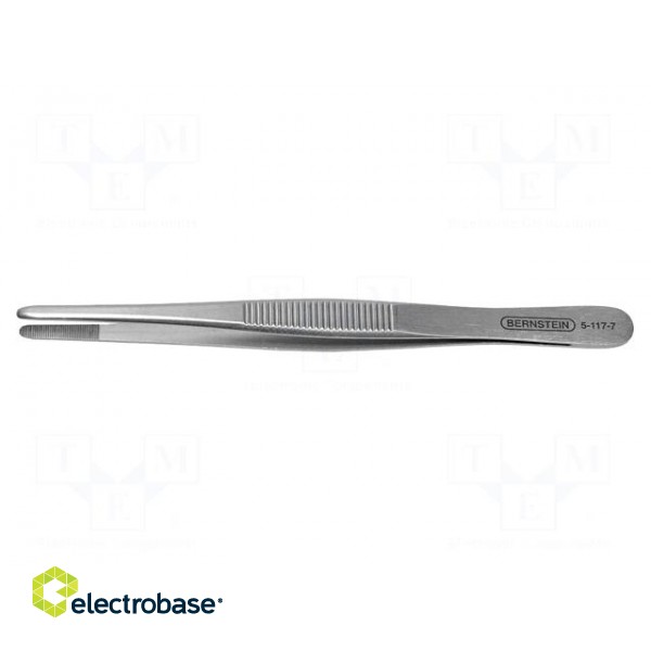 Tweezers | 145mm | Blade tip shape: rounded | universal