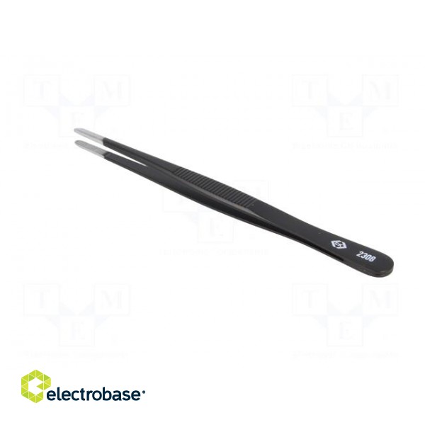 Tweezers | Tweezers len: 145mm | Blades: straight,elongated фото 4