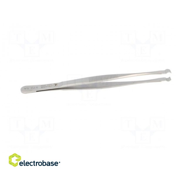 Tweezers | 145mm | for precision works | Type of tweezers: straight фото 7