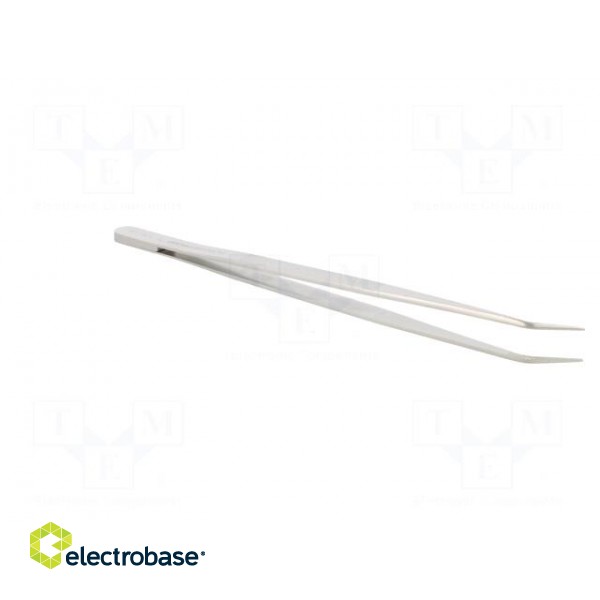 Tweezers | 150mm | Blades: curved | Blade tip shape: flat image 8