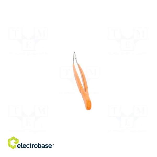Tweezers | 150mm | Blades: curved | Blade tip shape: flat | universal image 5