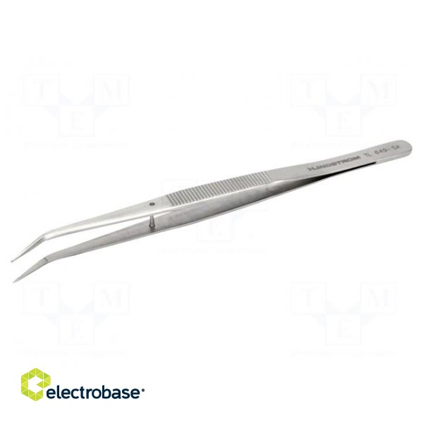 Tweezers | 155mm | Blades: curved,narrowed | Blade tip shape: sharp