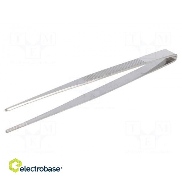 Tweezers | Tweezers len: 155mm | Blades: straight | Tipwidth: 3.5mm image 1
