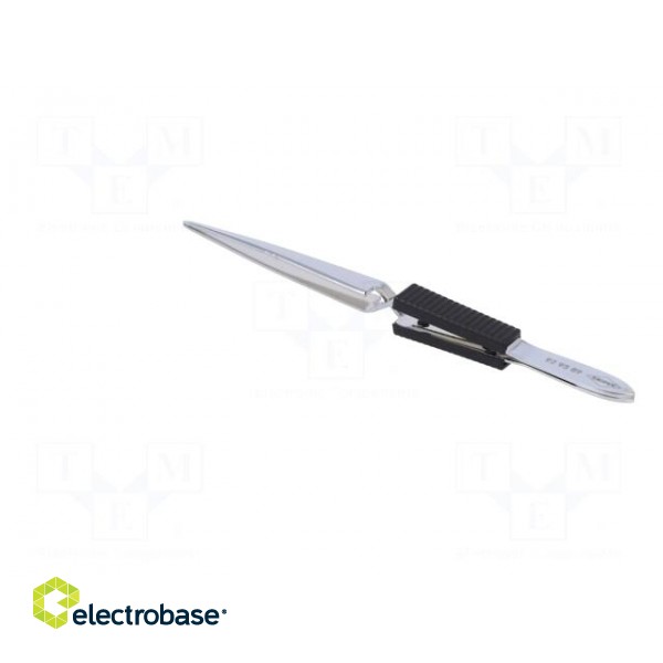 Tweezers | 160mm | Blade tip shape: flat | for precision works image 4
