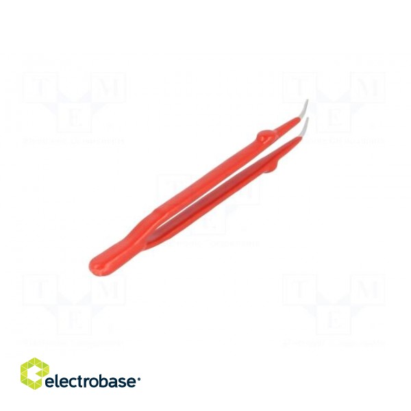 Tweezers | 160mm | Blades: elongated,curved | Tipwidth: 1.2mm image 6