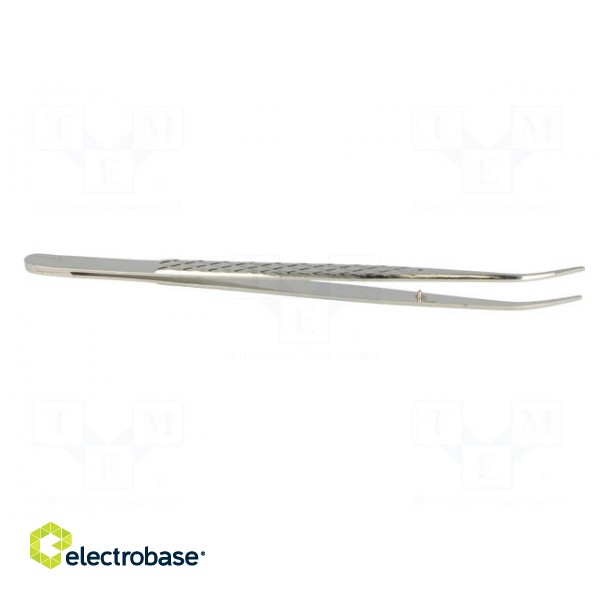Tweezers | Tweezers len: 160mm | Blades: elongated,curved фото 7